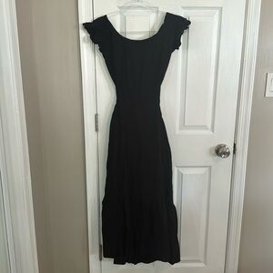 Jason Wu Black Back Maxi Out Dress. New with tags.